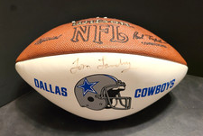 Tom Landry Signed Autographed Wilson Official NFL Dallas Cowboys Football