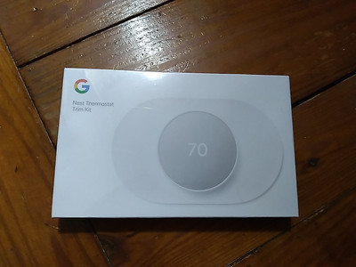 Google Nest Thermostat Trim Kit - Snow White (GA01837-US) - New
