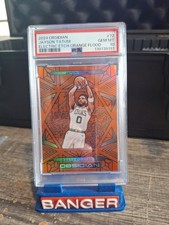 2024-25 Obsidian Electric Etch PSA 10 Orange Flood #72 Jayson Tatum #/125!