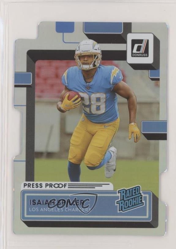 2022 Donruss Press Proof Silver Die-Cut 13/75 Isaiah Spiller #316 Rookie RC 13lo
