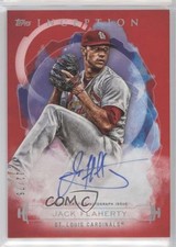 2019 Inception Rookies and Emerging Stars Red 22/75 Jack Flaherty Auto 19n6