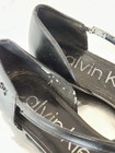 calvin klein women shoes flat size 7.5 black pre owned — photo 6