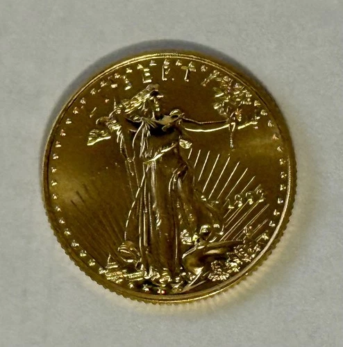 American Gold Eagle Coin 1999 - 1/4 Ounce 22K Gold Bullion Coin Uncirculated #4