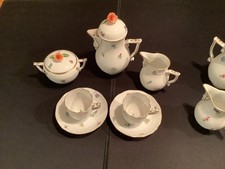 Herend Mille Fleurs servizio moka per 2 persone moka 709 MF fiori sparsi