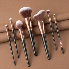 7Pcs Makeup Brush Set Powder Foundation Eyeshadow Concealer Brow Beauty Kit