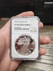 1997-P $1 PROOF AMERICAN SILVER EAGLE, 1 OZ .999 NGC PF-70 ULTRA CAMEO!