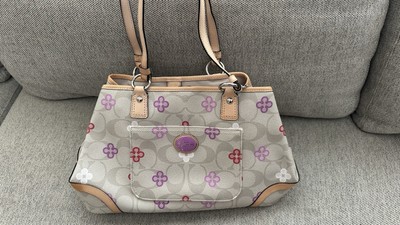 NWT Coach Peyton Clover Framed Shopper Handbag F23074