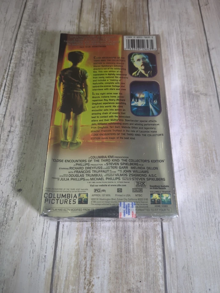 Close Encounters of the Third Kind - VHS Factory Sealed - Richard Dreyfuss - Image 2 of 4