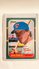 1987 Donruss The Rookies - Mike Stanley #28 Rookie Card. rookie card picture
