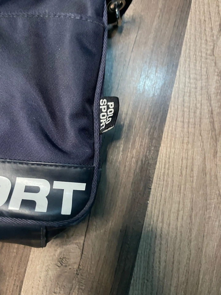 Vintage Ralph Lauren Polo Sport Crossbody Flag Messenger Bag  90s - Image 4 of 4