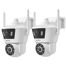 ANRAN Wireless IP Solar Battery Powered Security Camera System Wifi Home Outdoor