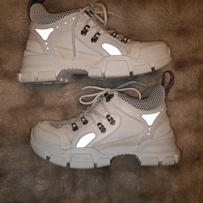 Size 7 - Gucci Flashtrek White W