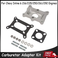Carburetor Adapter Kit For Chevy Inline 6 Engine 2 Barrel Carb 216235250261 Carburetor Adapter Kit For Chevy Inline 6 Engine 2 Barrel Carb 216235250261