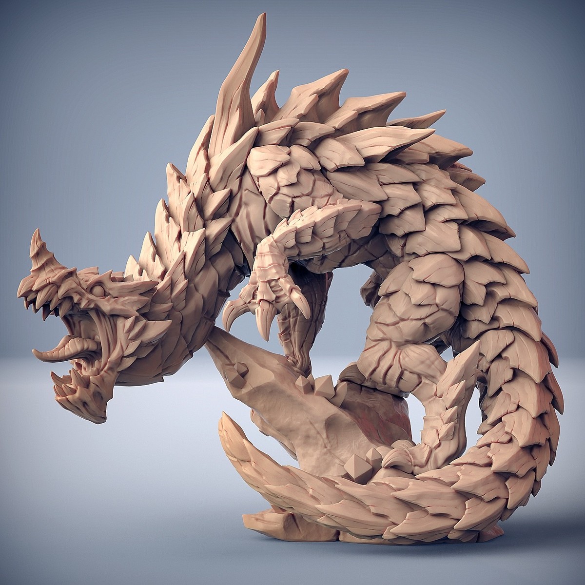 Epic Boss - Delani the Dragon of the Depths | 32mm scale miniature Artisan Guild