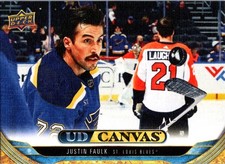 2024-25 Upper Deck #C126 Justin Faulk UD Canvas