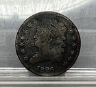 Photo of a 1826-P Half Cent from an eBay sale