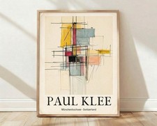 Paul Klee Munchenbuchsee Switzerland Poster Abstract Modern Wall Art
