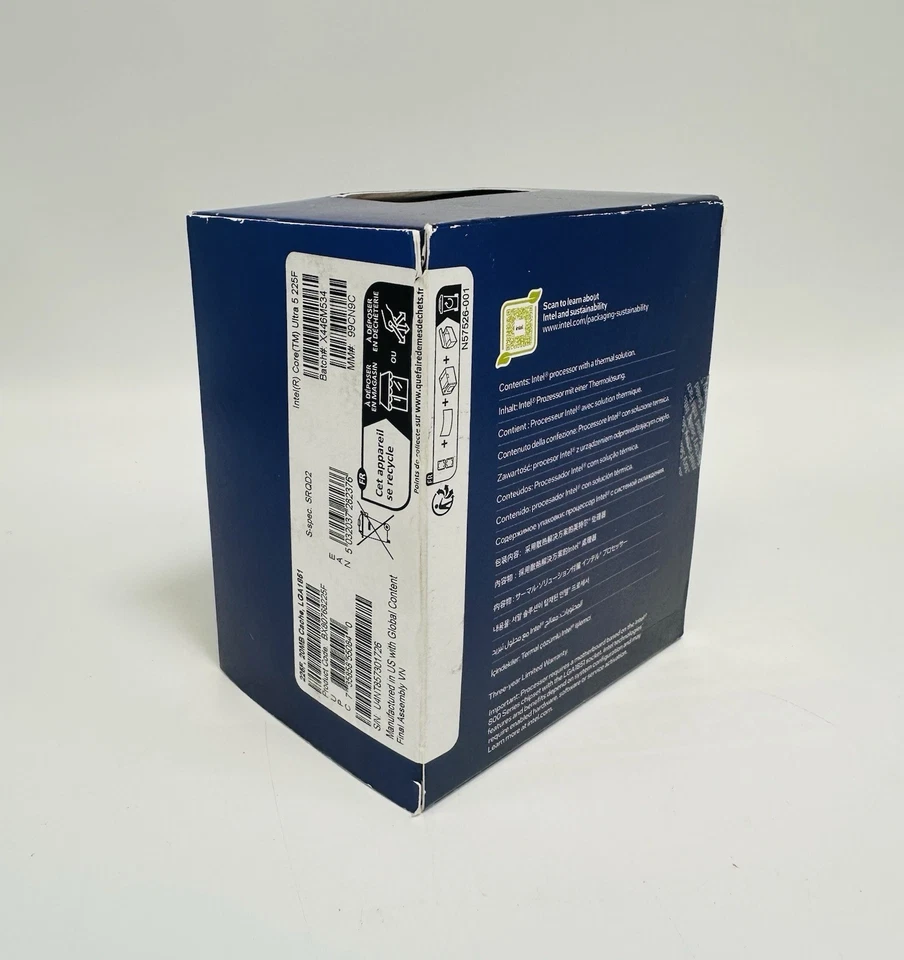 Procesador Intel Core Ultra 5 de escritorio 225F 10 núcleos (6P+4E) 10 hilos NUEVO SELLADO Foto 2 de 4