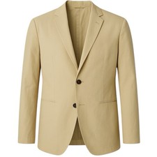SS17 ACNE STUDIOS BEIGE CLASSIC BUTTON COTTON SOLID MENS BLAZER/JACKET SIZE 50