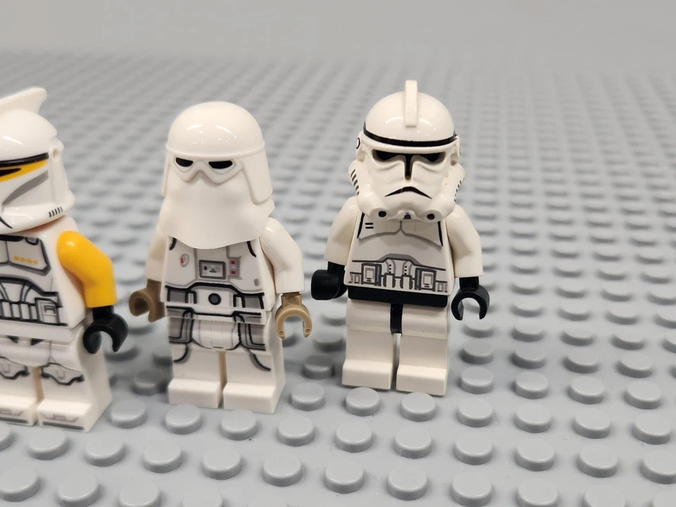 Lote de (5) minifiguras LEGO Star Wars: Imperial Scout Stormtrooper Snowtrooper... Foto 4 de 4