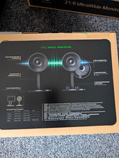 Razer Nommo 2.0 Wired 2.0 Computer Speakers 3.5mm Bass/Volume Control Black