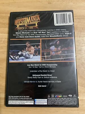 WWF WWE- WrestleMania 12 (DVD, 2013)NEW Authentic US Release