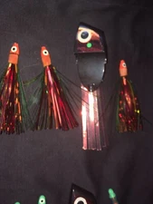 High Percentage Bait/Meat Rig UV Over Black ——Rooster Tail