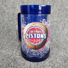 Detroit Pistons 16 oz Freezer Mug Hunter Manufacturing NBA Licensed NWOT