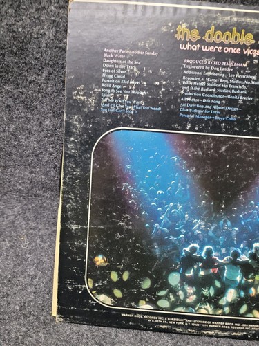 The Doobie Brothers What Were Once Vices Are Now Habits Vinyl Record LP W 2750 - Picture 9 of 10