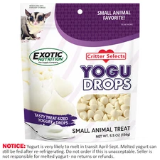 Yogu Drops Treat (5.5 oz) - Healthy Treat - Sugar Glider, Hamster, Rabbit, Rat
