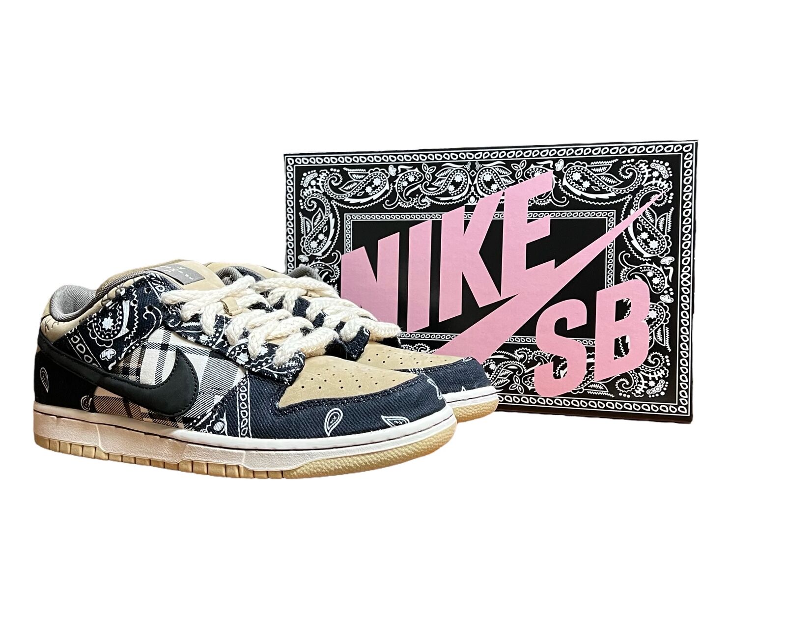Maladroit speer evenaar Nike SB Dunk Low PRM QS Travis Scott Special Box CT5053-001 Fashion Shoes |  eBay