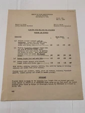 WWII 1944 Office Of Price Administration OPA Retail Mark-Ups  Poultry & Turkey