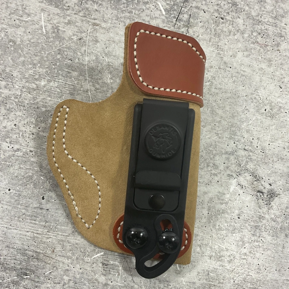 Desantis 106 D6 Gunhide IWB Pistol Holster Brown Leather Tuck Inside Waistband - Image 3 of 4