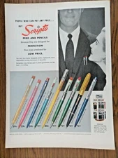 1955 Scripto Pens & Pencils Ad Perfection Low Price