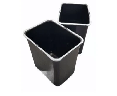 Ersatzeimer PAAR für Abfallsammler Aladin Select o Ekko Mülleimer schwarz 16 Ltr - Bild 1 von 4