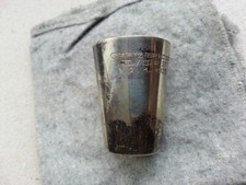 8) Srebrny kubek 835 grawer "Korpus oficerski I./IR 37 - 2.1.1938" Osnabrück