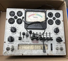 EICO Model 625 Vacuum Tube Tester Silver face 1950s