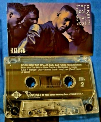 R. KELLY & PUBLIC ANNOUNCEMENT VINTAGE ORIGINAL BORN INTO THE 90'S