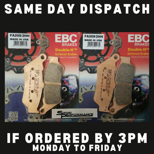 Pastiglie freno anteriori EBC HH per BMW F700GS