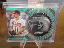 2023 Topps Five Star SPENCER STRIDER Aqua Silver Signatures Autographs /30