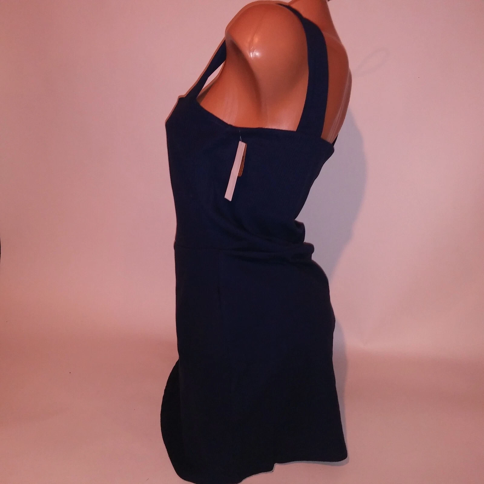 UNDERCOVER Abito da pattinatore Victoria Secret ROSA XL blu navy a costine scorciatoia linea nuovo