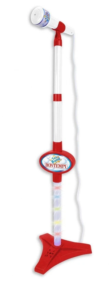 Microfono Bontempi 40 1120 Showtime, multicolore, 23 x 23 x 73 cm difettoso - Immagine 2 di 4