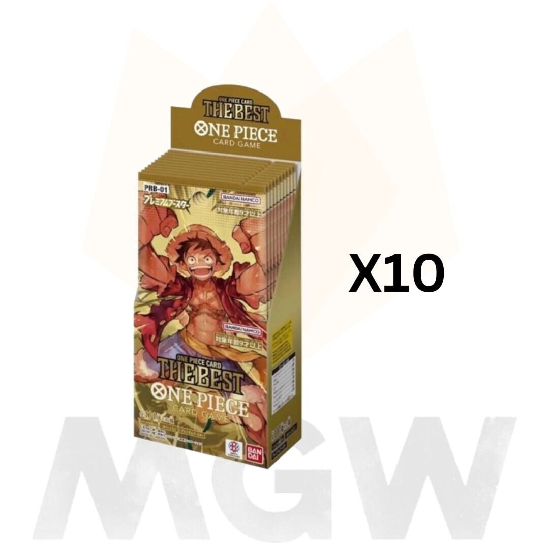 ONE PIECE PRB-01 'ONE PIECE CARD THE BEST' BOOSTER CASE 10 ONE PIECE PRB-01 'ONE PIECE CARD THE BEST' BOOSTER CASE 10