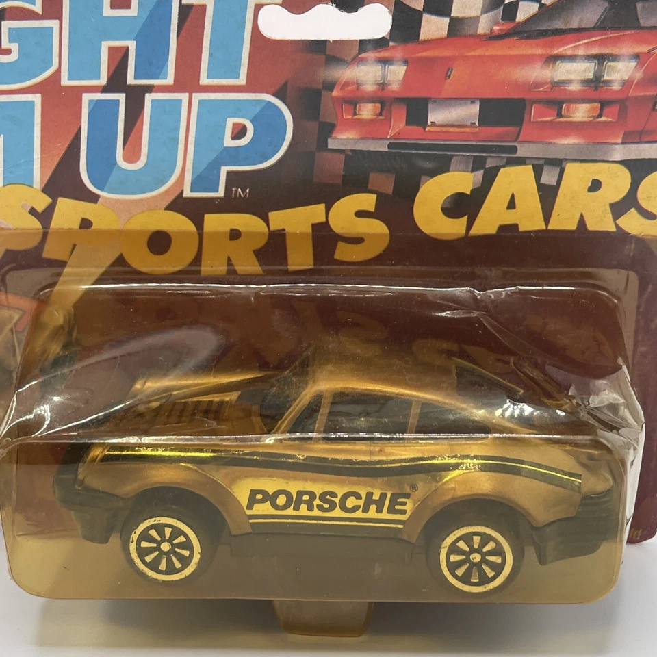 Buddy L "Light "Em Up" Porsche W/Headlights & Tail Lights 1983 Vintage BNIP - Image 3 of 4