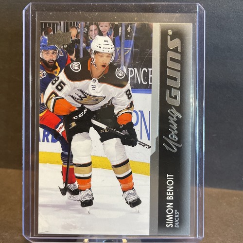 2021-22 UPPER DECK YOUNG GUNS #228 Simon Benoit Rookie Anaheim Ducks NHL