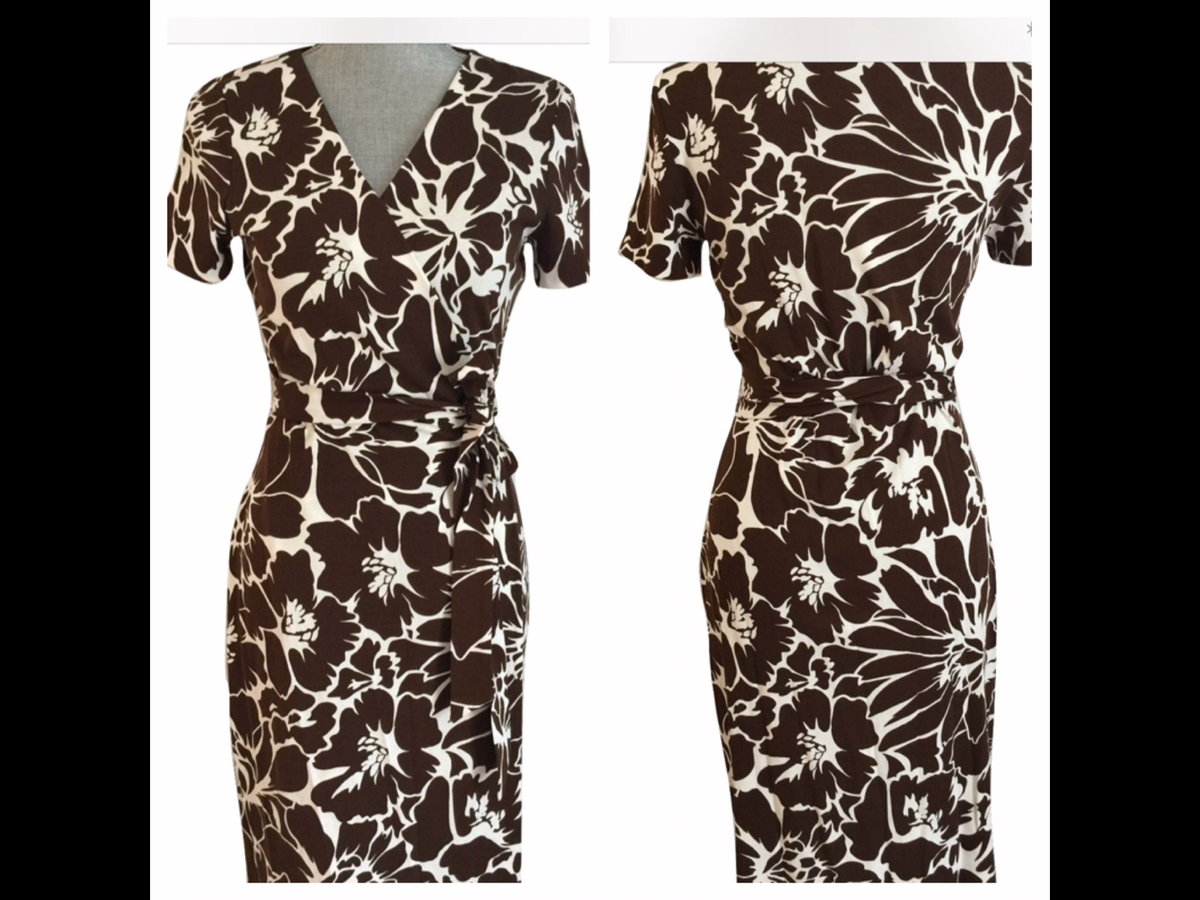 dvf short wrap dress DVF