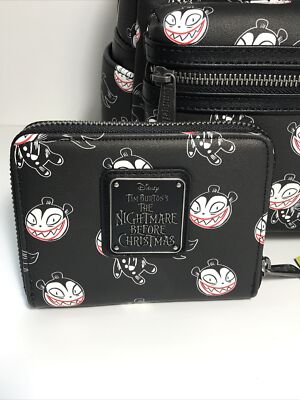 ◆LOUNGE FLY◆Nightmare Before Christmas テディ バック送料込 Loungefly Disney Nightmare Before Christmas Scary Teddy Mini