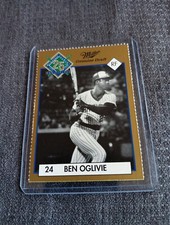 BEN OGLIVIE 1994 MILWAUKEE BREWERS MILLER BREWING RARE BASEBALL CARD SGA