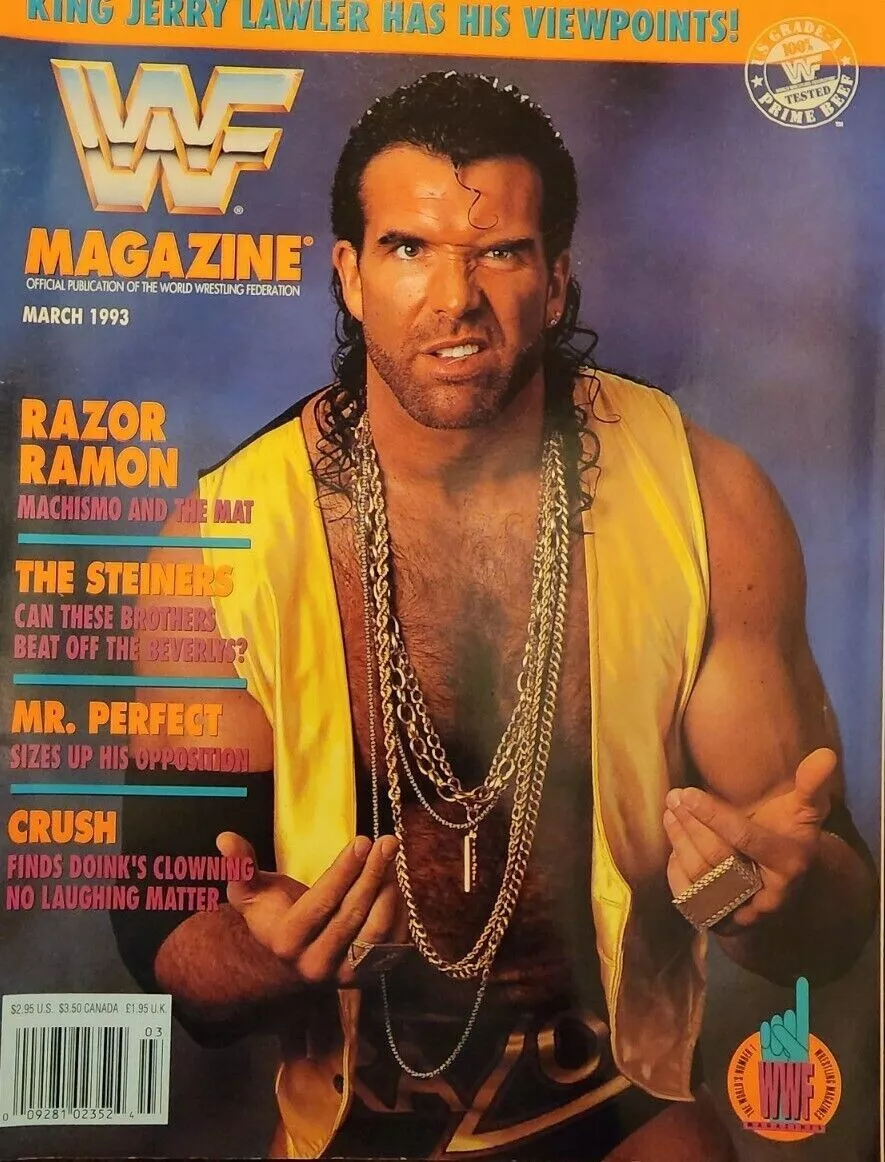 WWE Razor Ramon vs Crush 1993 - Luta Livre Americana WWF Tarzan