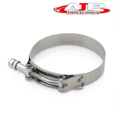 4 Inch Stainless Steel T-bolt Clamp Header Exhaust Turbo Pipe Intake Manifold